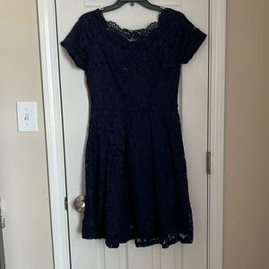 Navy blue dress